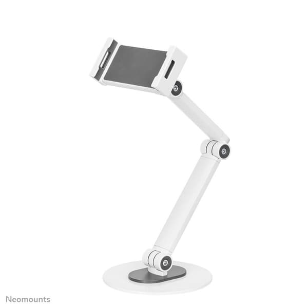 Neomounts Tabletthållare skrivbord - 7 till 12,9 tum - Flexibel arm - Justerbar - Universal - Vit