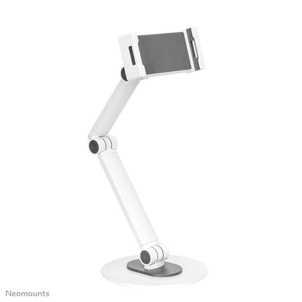 Neomounts Tabletthållare skrivbord - 7 till 12,9 tum - Flexibel arm - Justerbar - Universal - Vit