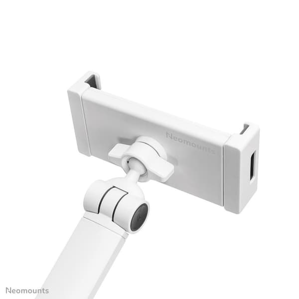 Neomounts Tabletthållare skrivbord - 7 till 12,9 tum - Flexibel arm - Justerbar - Universal - Vit