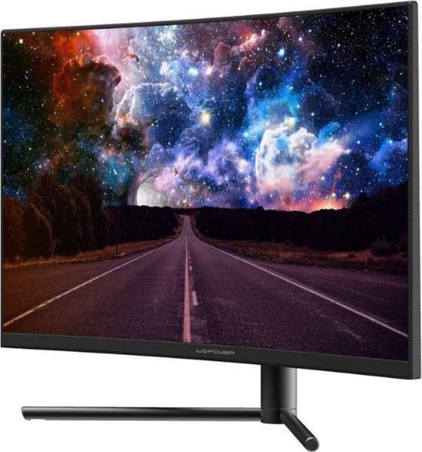 LC Power LC-M27-FHD-240-C Gaming-skærm 68,6 cm (27 tommer) Energimærke F (A - G) 1920 x 1080 Pixel Full HD 1 ms Audio, stereo (3,5 mm stik), DisplayPo