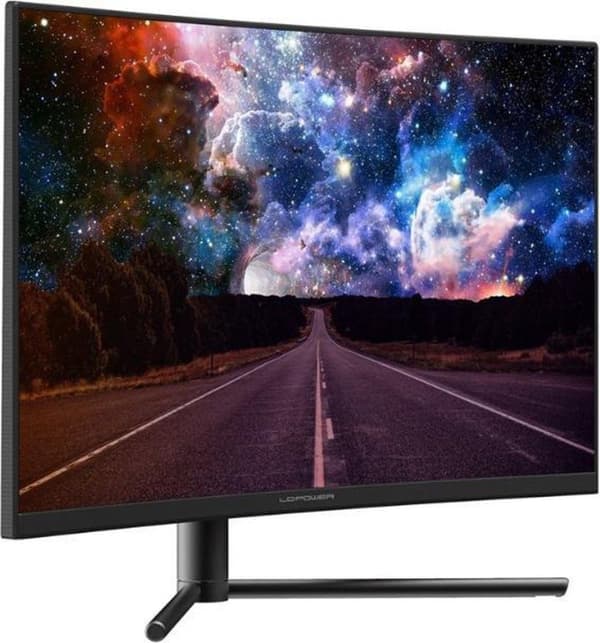 LC Power LC-M27-FHD-240-C Gaming-skærm 68,6 cm (27 tommer) Energimærke F (A - G) 1920 x 1080 Pixel Full HD 1 ms Audio, stereo (3,5 mm stik), DisplayPo