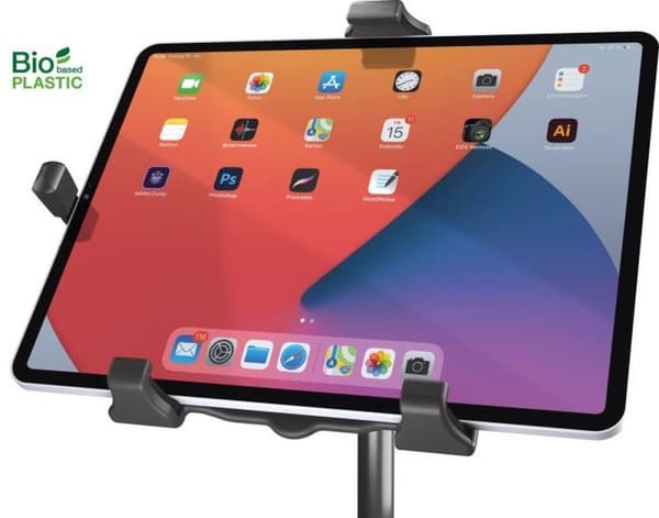 K&M 19744-000-55 - Tablet PC / iPad pidike mikrofonitelineelle