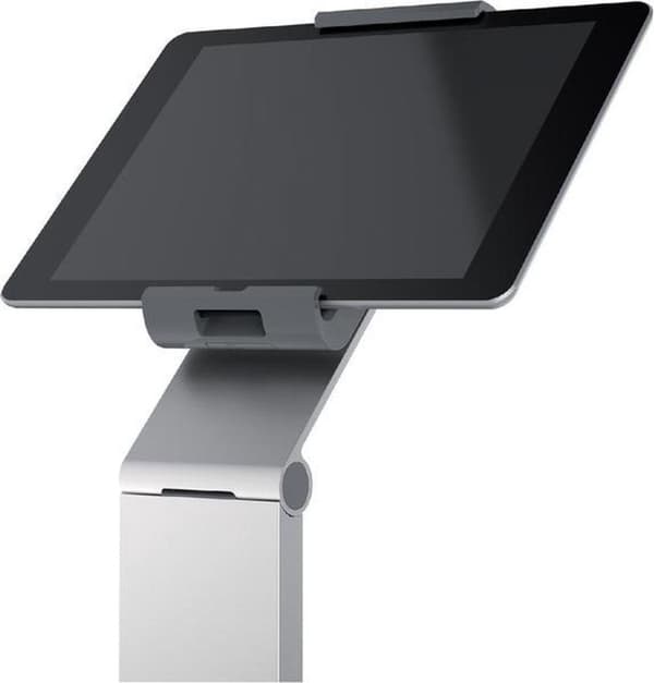 Holdbar tablet-gulvstand - 270 x 1215 x 270 mm - Sølv - Tyverisikring