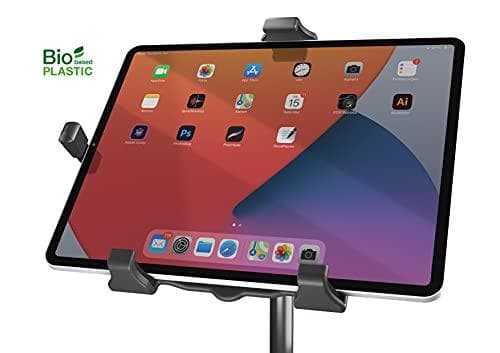 KOENIG & MEYER tablet PC tripod \"Biobased\" (clamping range 158 - 280mm | height 158 - 280mm | 360° rotatable) - in black (19775-300-55)
