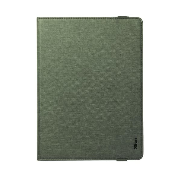 Trust Primo - Flip case for tablet - recycled PET - green - up to 25.4 cm (up to 25.40cm (10")) (24498)
