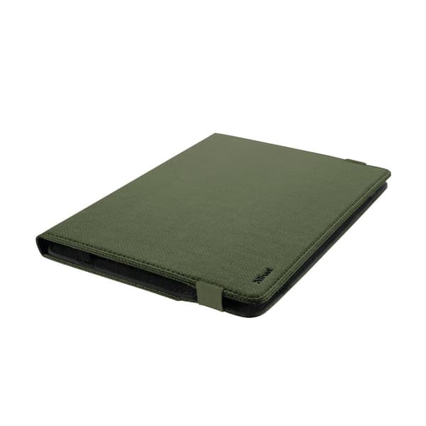 Trust Primo - Flip case for tablet - recycled PET - green - up to 25.4 cm (up to 25.40cm (10")) (24498)