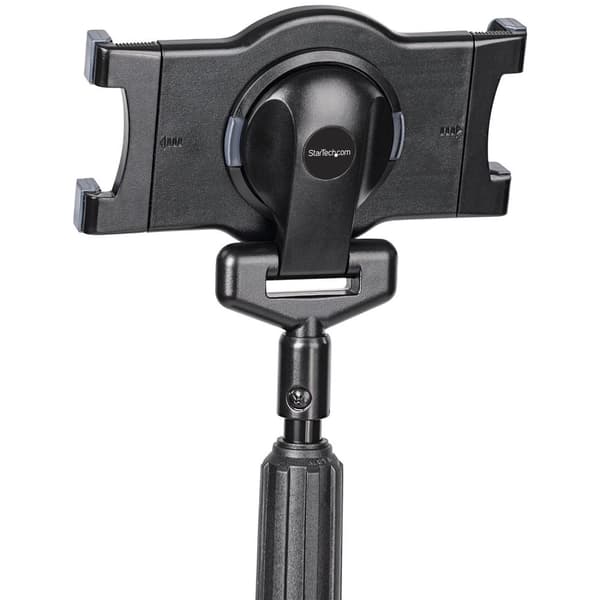 StarTech.com mobilt tabletstativ med bremsehjul - Højdejusterbart - Drejeligt ergonomisk universalgulvstativ med hjul til iPad/tablets 7-11" - Adskill