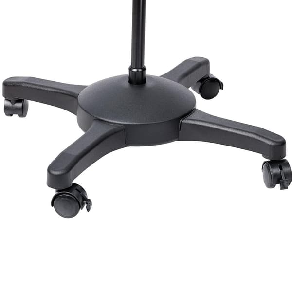 StarTech.com mobilt tabletstativ med bremsehjul - Højdejusterbart - Drejeligt ergonomisk universalgulvstativ med hjul til iPad/tablets 7-11" - Adskill