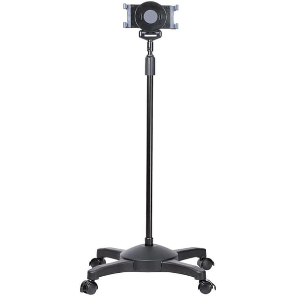 StarTech.com mobilt tabletstativ med bremsehjul - Højdejusterbart - Drejeligt ergonomisk universalgulvstativ med hjul til iPad/tablets 7-11" - Adskill