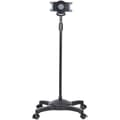 Miniatyrbillede 1 af 8: StarTech.com mobilt tabletstativ med bremsehjul - Højdejusterbart - Drejeligt ergonomisk universalgulvstativ med hjul til iPad/tablets 7-11" - Adskill