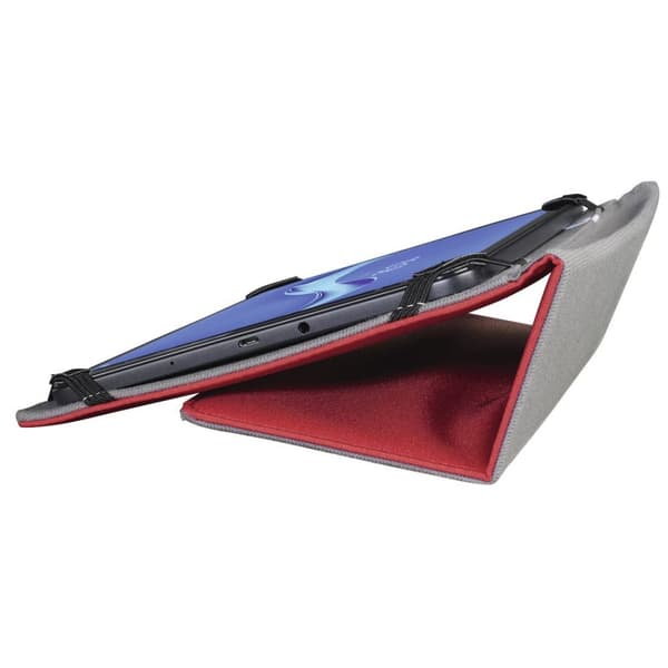 Hama "Strap" - Flip-etui til tablet - Polyester - Rød - 24 cm - 28 cm (9,5" - 27,90 cm (11"))