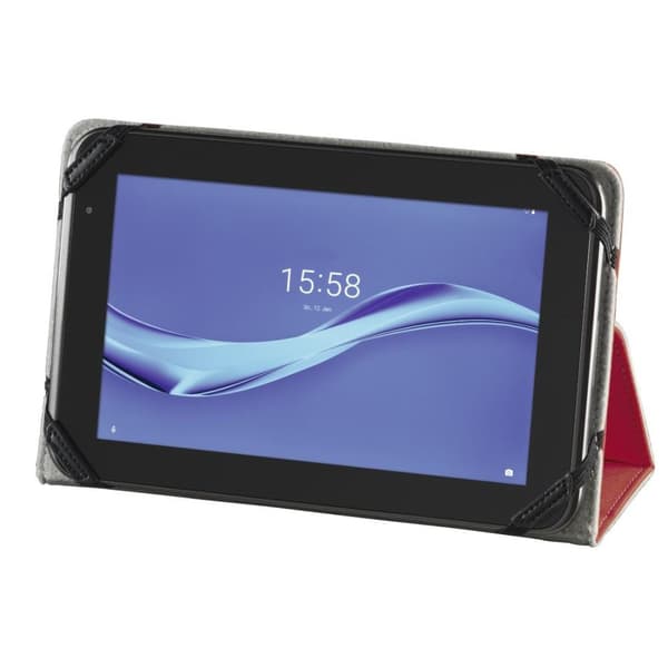 Hama "Strap" - Flip-etui til tablet - Polyester - Rød - 24 cm - 28 cm (9,5" - 27,90 cm (11"))