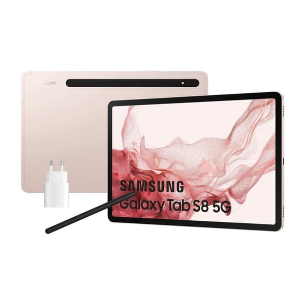 Tablet Samsung Galaxy Tab S8 5G Pink 11" 8 GB RAM 256 GB