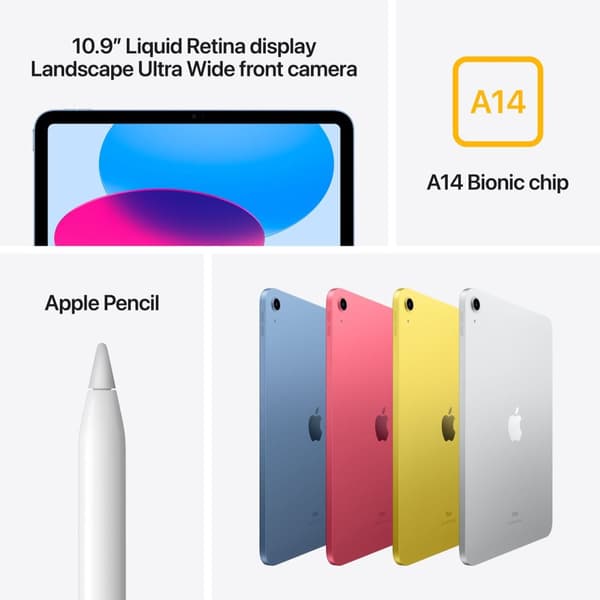 Apple 10.9-tommers iPad Wi-Fi 64 GB - Gul