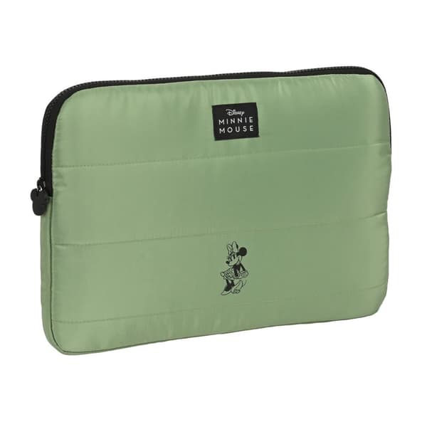 Laptopfodral Minnie Mouse Mint shadow Armégrön 34 x 25 x 2 cm