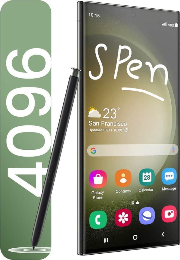 Samsung EJ-PS918 - Mobiltelefon/Smarttelefon - Samsung - Svart - Benvit - Galaxy S23 Ultra - Kapacitiv - 0,7 mm (EJ-PS918BGEGEU)
