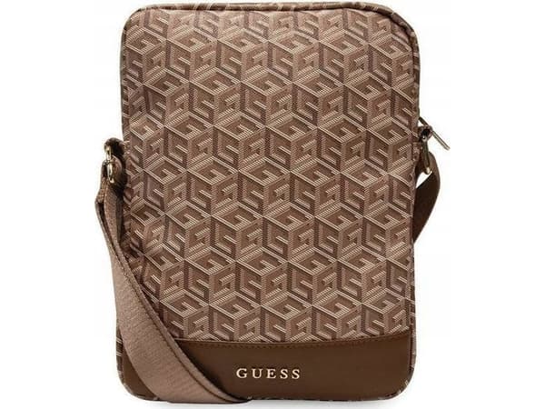Veske for nettbrett 10" Guess GCube Stripes (GUTB10HGCFSEW) brun farge