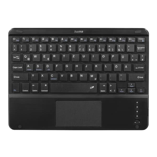 Hama Tablet Case Premium med tangentbord för surfplattor 24 - 28 cm (9,5 - 11), svart (00217219)