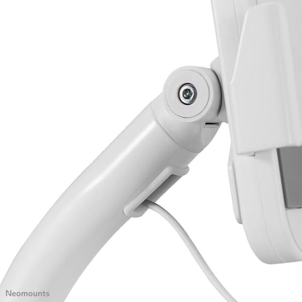 Neomounts fra Newstar FL15-625WH1 - stativ - til tablet - låsbar - stål - hvid - skærmstørrelse: 20,1-27,9 cm (7,9" - 27,90 cm (11") - gulvmontering (