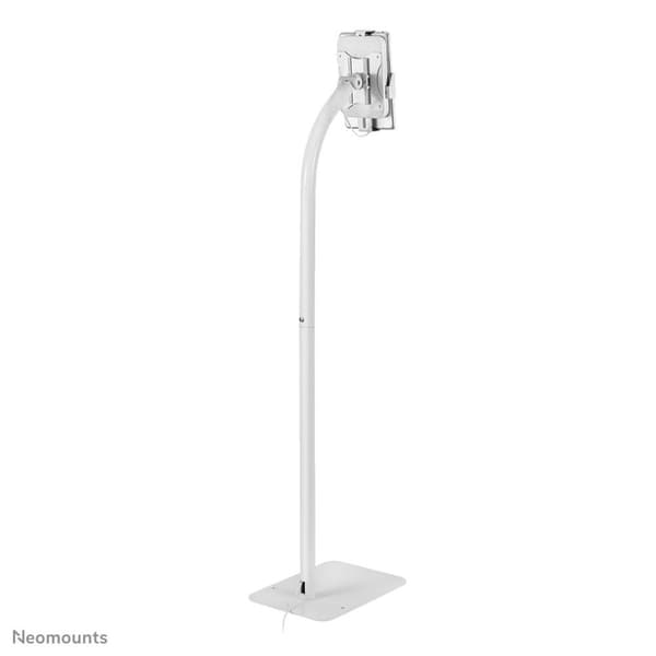 Neomounts fra Newstar FL15-625WH1 - stativ - til tablet - låsbar - stål - hvid - skærmstørrelse: 20,1-27,9 cm (7,9" - 27,90 cm (11") - gulvmontering (