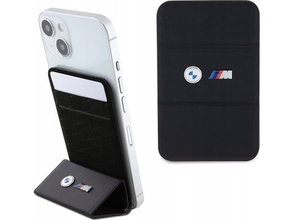 BMW Lompakko Cardslot Stand MagSafe M Edition Collection - Magneettinen lompakko jalustatoiminnolla (musta)