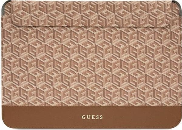 Etui Guess Guess Sleeve GUCS14HGCFSEW 14" brown/brown GCube Stripes