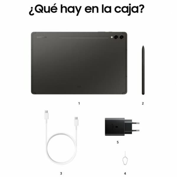 Tablet Samsung Galaxy Tab S9+ 5G 12,4" 256 GB Grå