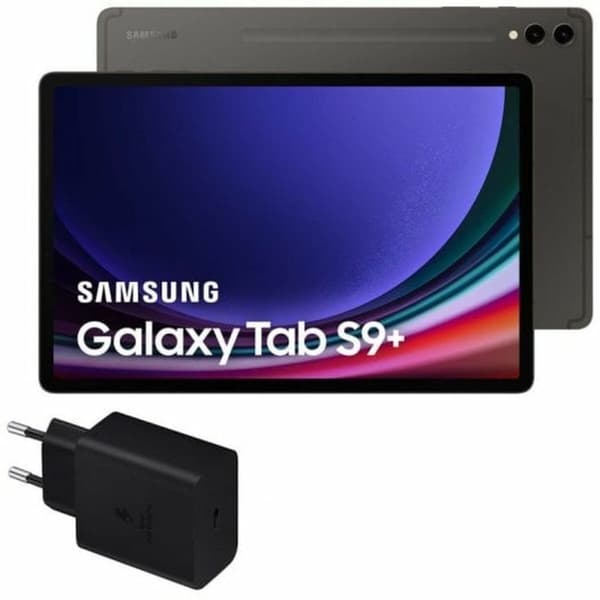 Tablet Samsung Galaxy Tab S9+ 5G 12,4" 256 GB Grå Grafit