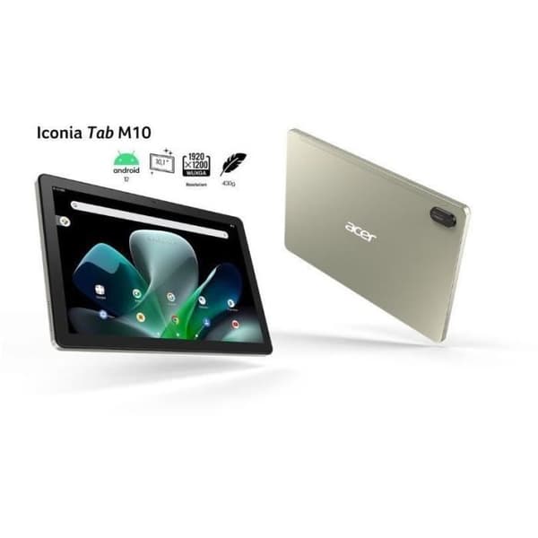ACER Iconia M10-11-K8TF surfplatta - 10,1" - 128GB - Grå + surfplattaskydd