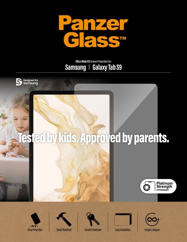 PanzerGlass - Tablet skærmbeskytter (10 styk) - til Samsung Galaxy Tab S9 (7332)