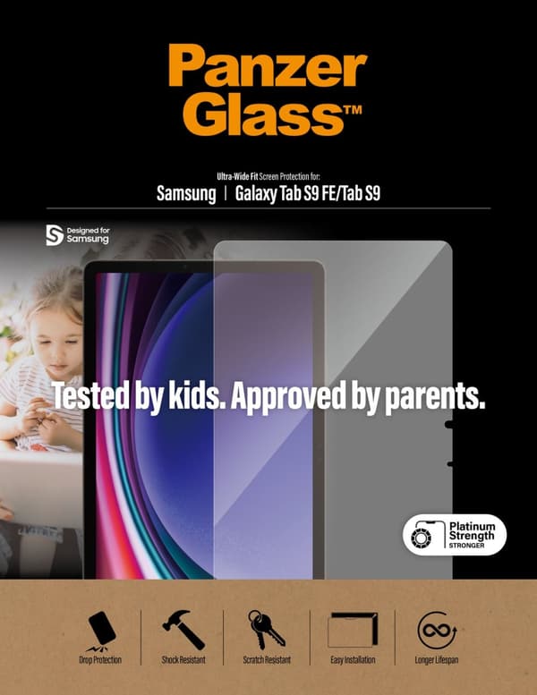 PanzerGlass - Tablet skærmbeskytter (10 styk) - til Samsung Galaxy Tab S9 (7332)