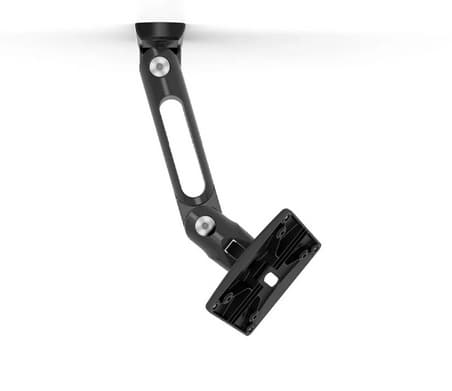 Compulocks Space - Monteringssats (gångjärnsarm, hölje) - för surfplatta (svängarm) - låsbar - högkvalitativ aluminium - svart - skärmstorlek: 26,7 cm