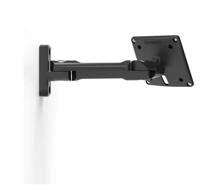 Compulocks Space - Monteringssats (gångjärnsarm, hölje) - för surfplatta (svängarm) - låsbar - högkvalitativ aluminium - svart - skärmstorlek: 26,7 cm
