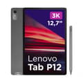 Miniatyrbild 1 av 8: Lenovo Tab P12. Skärmdiagonal: 32,3 cm (12,7"), skärmupplösning: 2944 x 1840 pixlar. Intern lagringskapacitet: 128 GB. Processorns klockfrekvens: 2,6