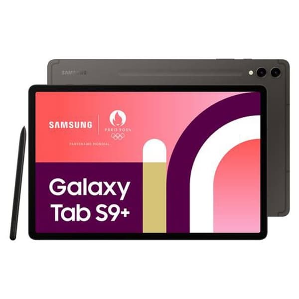 Samsung Galaxy Tab S9+ 12,4" 512GB WIFI ANTRACITE pekskärmsplatta - Surfplatta med Galaxy AI grafit