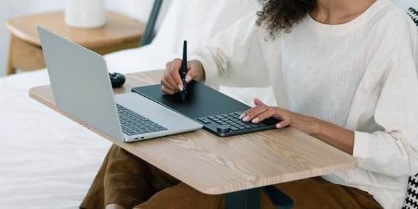 Graphic Tablet HUION Inspiroy Keydial KD200, USB-C, Bluetooth, Metal Grey
