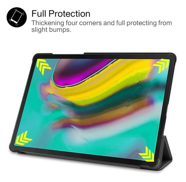 Tactical Book Tri Fold Case For Tablet Apple iPad Pro 12.9" (2020) Blue