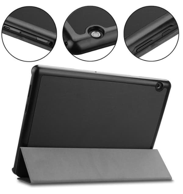 Tactical Book Tri Fold Case For Tablet Apple iPad Pro 12.9" (2020) Blue