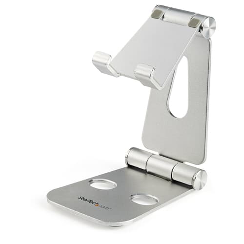 PHONE / TABLET STAND FOLDABLE/. Sølv