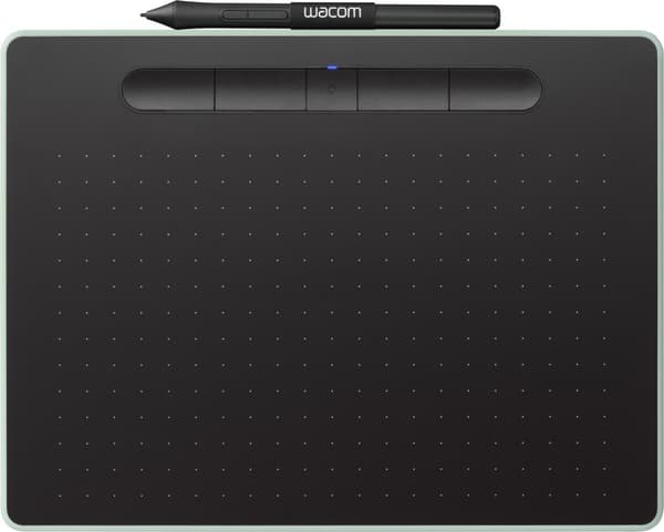 TABLETA grafica Wacom Intuos S, Bluetooth, Pistachio "CTL-4100WLE-N" (timbru verde 0.18 lei)