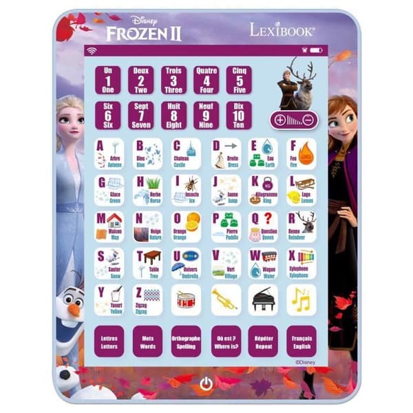 Frozen Bilingual Educational Tablet (FR-EN)