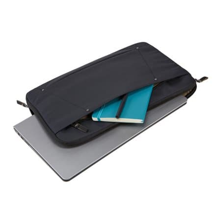 HUSA CASE LOGIC DECO notebook 16", polyester, doua compartimente, black, "DECOS-116 BLACK"/3203691