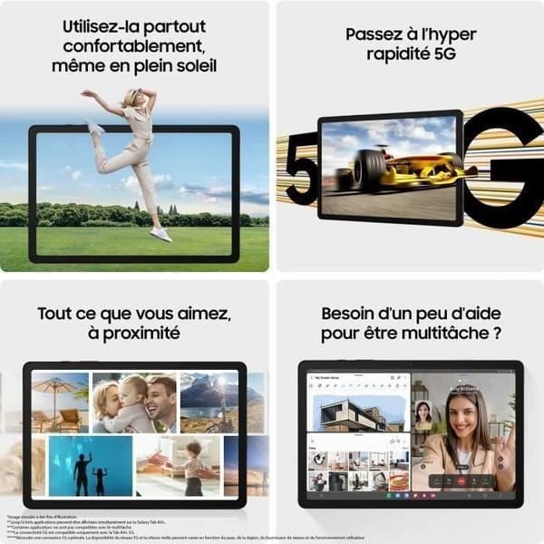 SAMSUNG Galaxy Tab A9+ 11 64GB 5G Grå