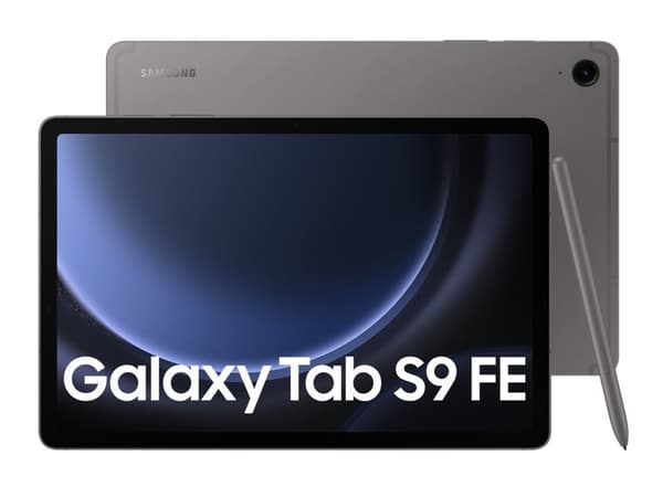 Samsung Galaxy Tab S9 FE WiFi Grå 6+128GB 27,7 cm (10,9") Samsung Exynos 6 GB Wi-Fi 6 (802.11ax) A Grå