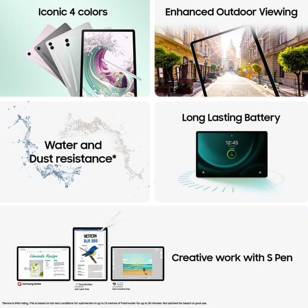 Samsung Tablet Galaxy Tab S9 Fe 6gb/128gb 10.9´´ Transparent