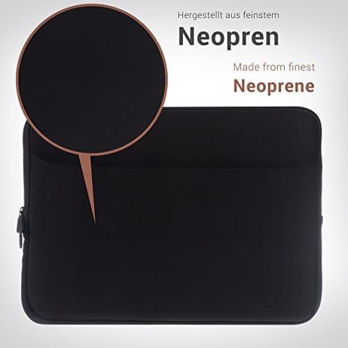 honju DarkRoom neopren taske/ærme | 10" - 11" tablets og notebooks | sort | bulk | 88011 (88011)