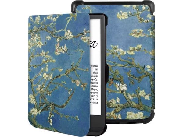 Strado nettbrettetui Grafisk etui for Pocketbook Lux 4/5 627/628 (Aprikos) Universal