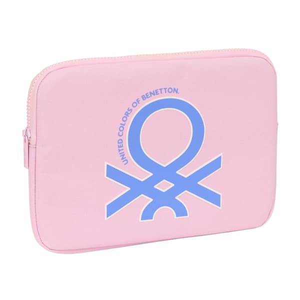 Kannettavan suojus Benetton Pink Pinkki (31 x 23 x 2 cm)