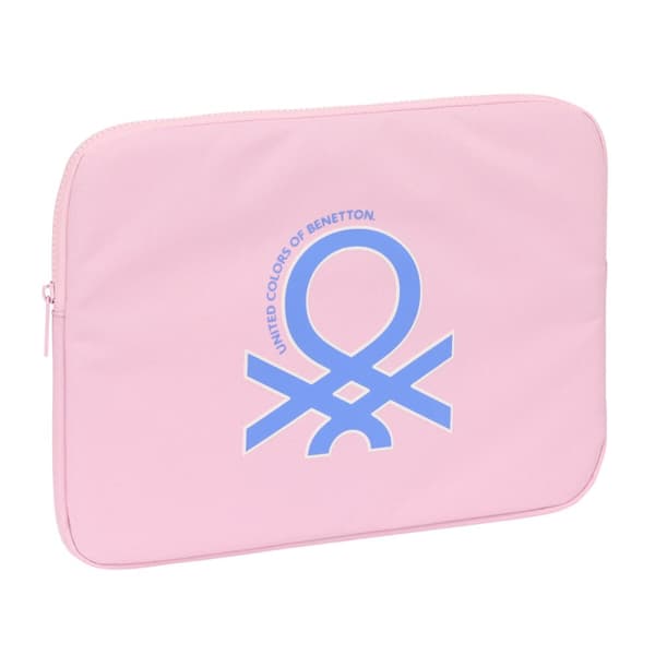 Kannettavan suojus Benetton Pink Pinkki (34 x 25 x 2 cm)