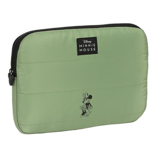 Kannettavan suojus Minnie Mouse Mint shadow Armeijan vihreä (31 x 23 x 2 cm)